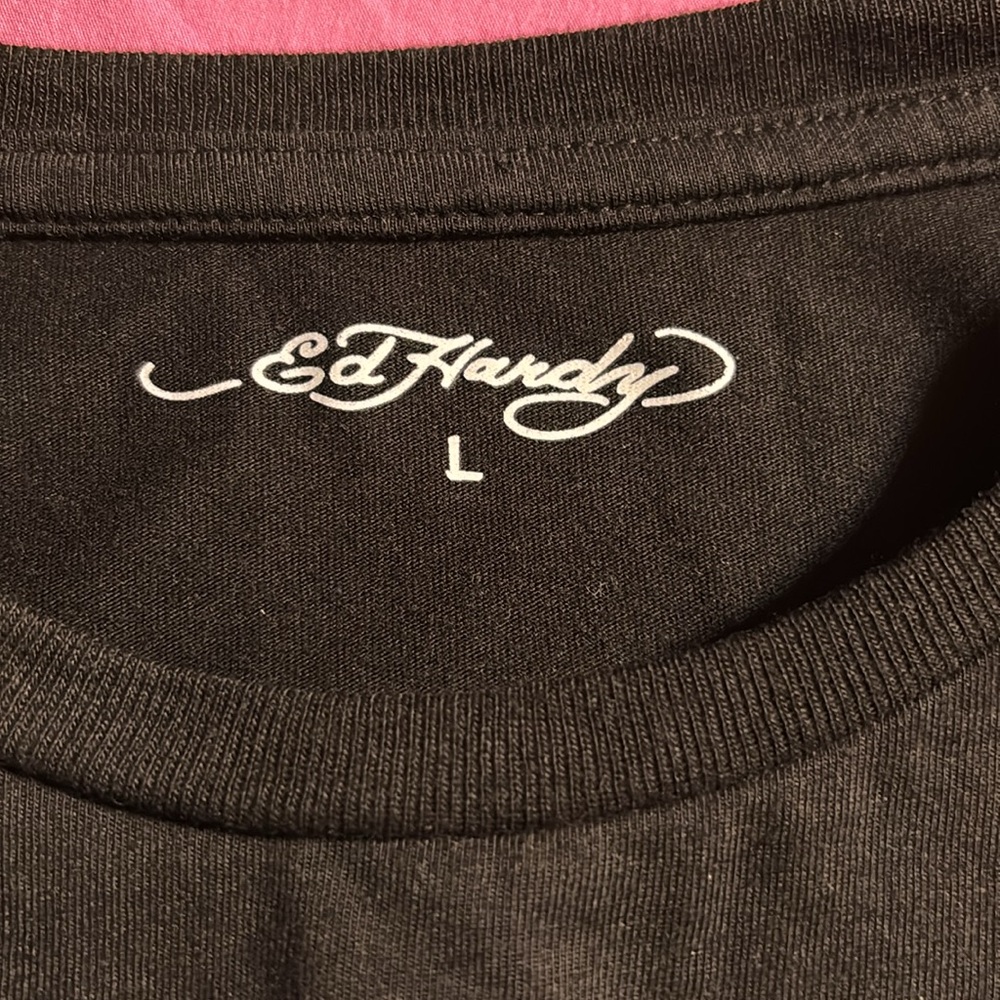 Ed Hardy love kills slowly crop top - Picture 3 of 6